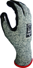 Flame-resistant, flat dipped sponge neoprene palm coating, Gray with black, 13-gauge Kevlar liner, tactile grip, Arc Flash level 2, ANSI CUT LEVEL A4/extra large - Industrial Tool & Supply