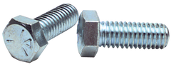 3/8-16 x 1 - Zinc Plated Heat Treated Alloy Steel - Cap Screws - Hex - Industrial Tool & Supply