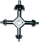 Master Chuck Key - Fits 3/8 to 3/4" Chucks - Stainless Steel - Industrial Tool & Supply