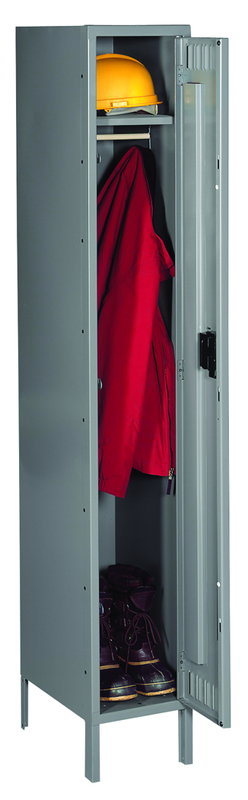 12"W x 18"D x 12"H (72" Total Hgt) 6 High, Box (6 Opns) Knocked-Down, w/6" Legs, 1 Wide - Industrial Tool & Supply