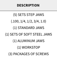 Snap Jaws - Basic 4" Set - Part #  4PKG-001 - Industrial Tool & Supply