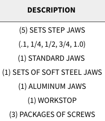Snap Jaws - Basic 6" Set - Part #  6PKG-001 - Industrial Tool & Supply