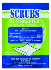 SUN SKEETER™ Insect Repellent & Sunscreen Wipes - Package of 100 - Industrial Tool & Supply