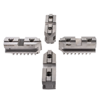 Hard Master Jaws for Scroll Chuck 12" 4-Jaw 4 Pc Set - Industrial Tool & Supply