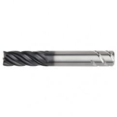 1/2x1/2x1-1/4x3 5FL Square Carbide End Mill-Weldon Shank-AlTiN - Industrial Tool & Supply