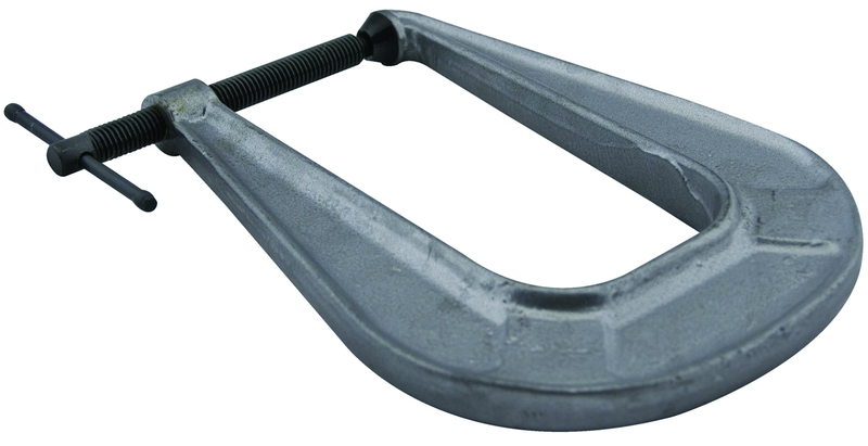 245, Deep-Reach C-Clamp, 0" _ 2-1/2" Jaw Opening, 4-3/4" Throat Depth - Industrial Tool & Supply