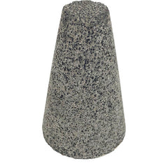 TIGER AO TYPE 17 Flat Tip Portable Grinding Cone  A24-R  2″ × 3″ × 5/8-11