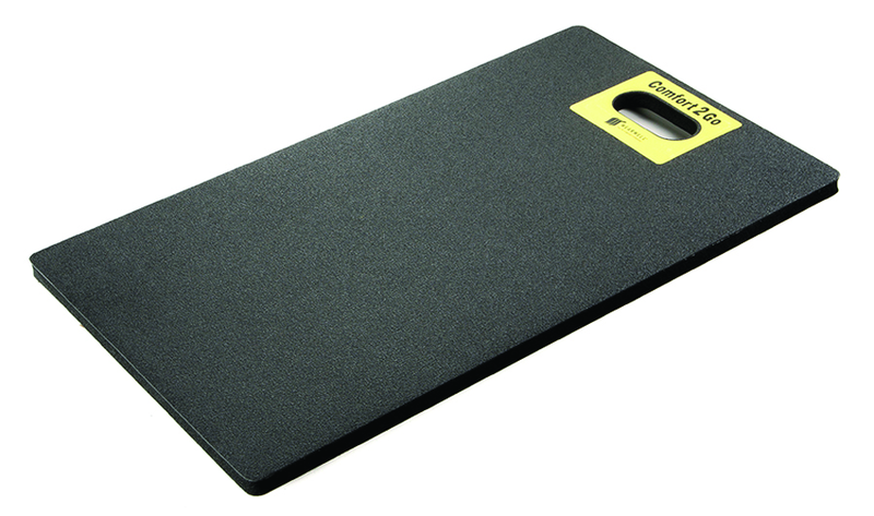 Floor Mat - 17" x 30"; 7/8" Thick; Black Comfort2Go Style - Industrial Tool & Supply