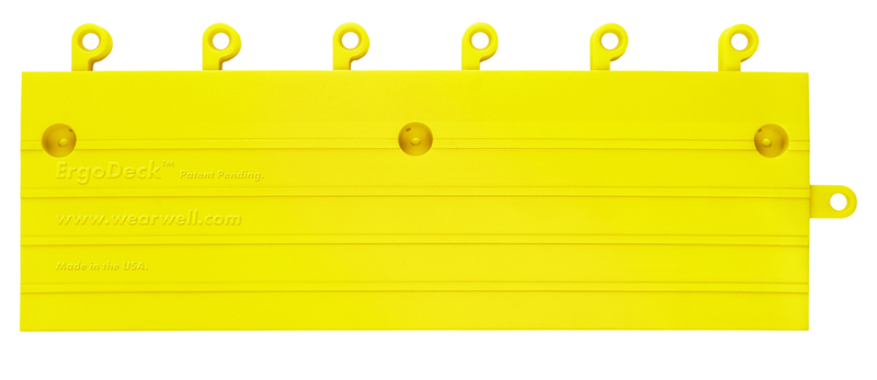 ErgoDeck Ramp (10/Case) - 6' x 18" (Yellow) - Industrial Tool & Supply