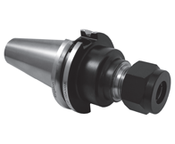 Toolholders - CAT 50 DA Series Collet Chucks - Part # C50-10DA600-KB - Industrial Tool & Supply