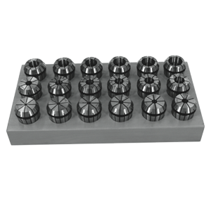 ER-8 Collet Set - Part # 08-SET9-INCH - Industrial Tool & Supply