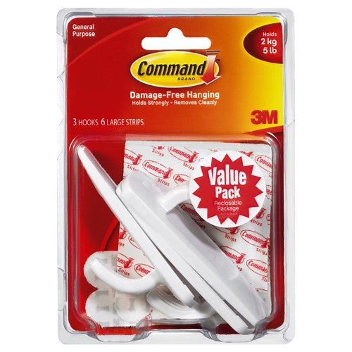 Command Large Utility Hook Value Pack 17003-3ES