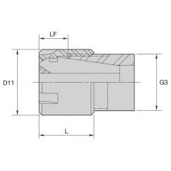 LER08M LOCKNUT - Industrial Tool & Supply