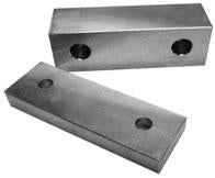 Machined Aluminum Vice Jaws - SBM - Part # VJ-6A160202M - Industrial Tool & Supply