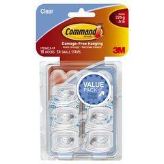 Command Mini Clear Hooks 17006CLR-18ES