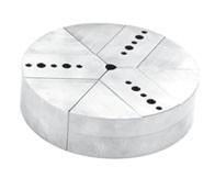 Round Chuck Jaws - Northfield Type Chucks - Chuck Size 6" inches - Part # RNF-6100S - Industrial Tool & Supply