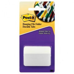 Post-it Angled Durable Tabs 686A-50WH 2 in. × 1.5 in. (50 8 mm × 38 mm) White 24 pk/cs - Industrial Tool & Supply