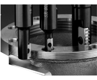 CARMEX Thread Mill Inserts for Threading on CNC Milling Machines - Part # T-CT21 IE 11.5NPTF - Industrial Tool & Supply