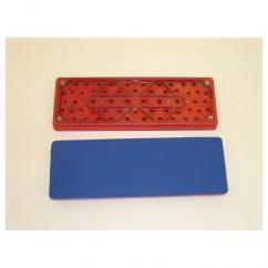 2-3/4X7-3/4 STIKIT PAD RED FOAM - Industrial Tool & Supply