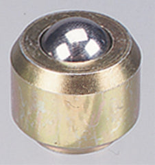 Ball Transfer: Chrome Steel, Round Base