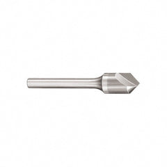 Countersink: 3/8" Head Dia, 60 &deg; Included Angle, 1 Flute, Alloy Steel, Right Hand Cut