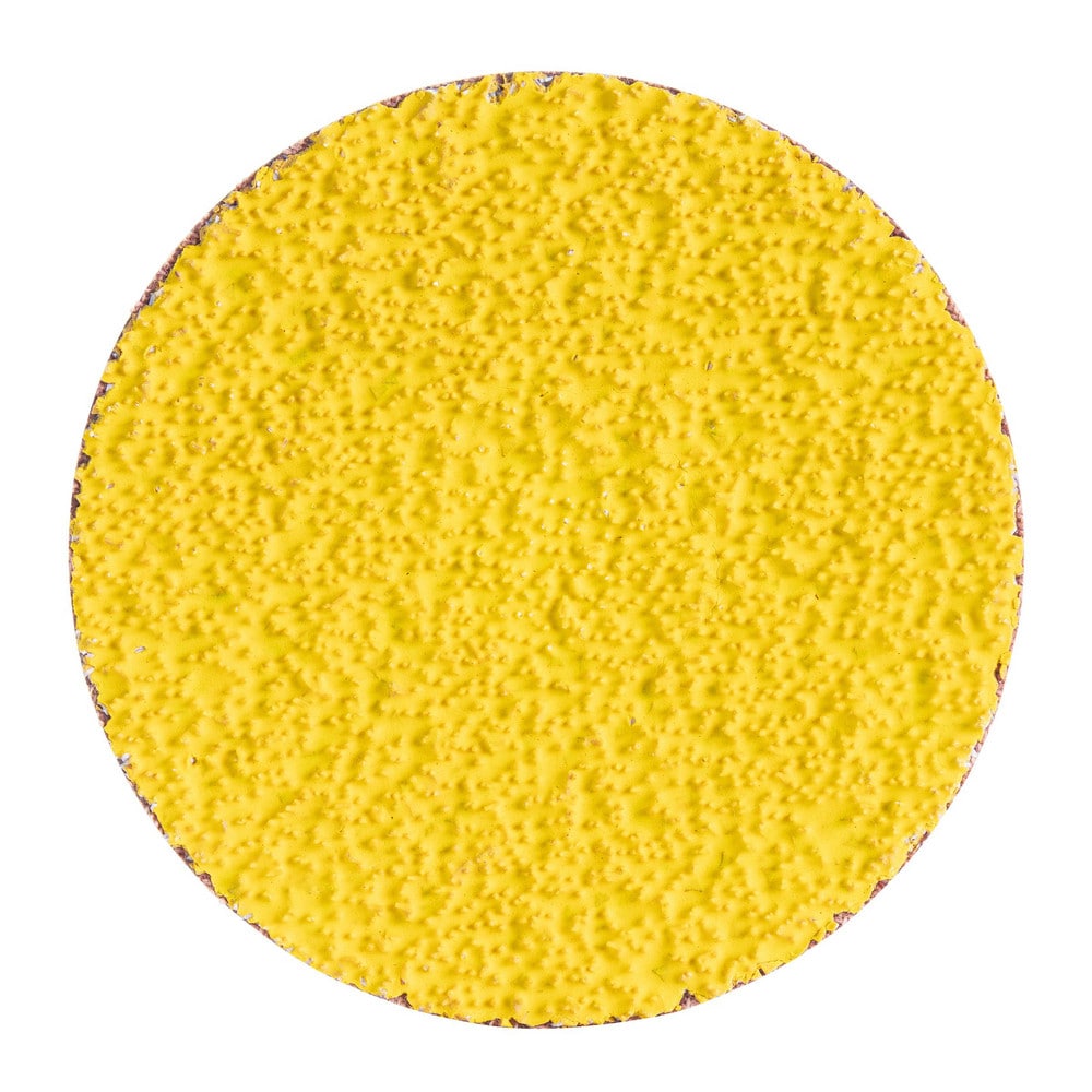 Quick-Change Disc: Type R, 3" Dia, 36 Grit, Ceramic Alumina, Coated