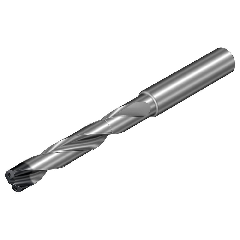 Screw Machine Length Drill Bit: 5.30 mm Dia, 140 deg Point, Solid Carbide