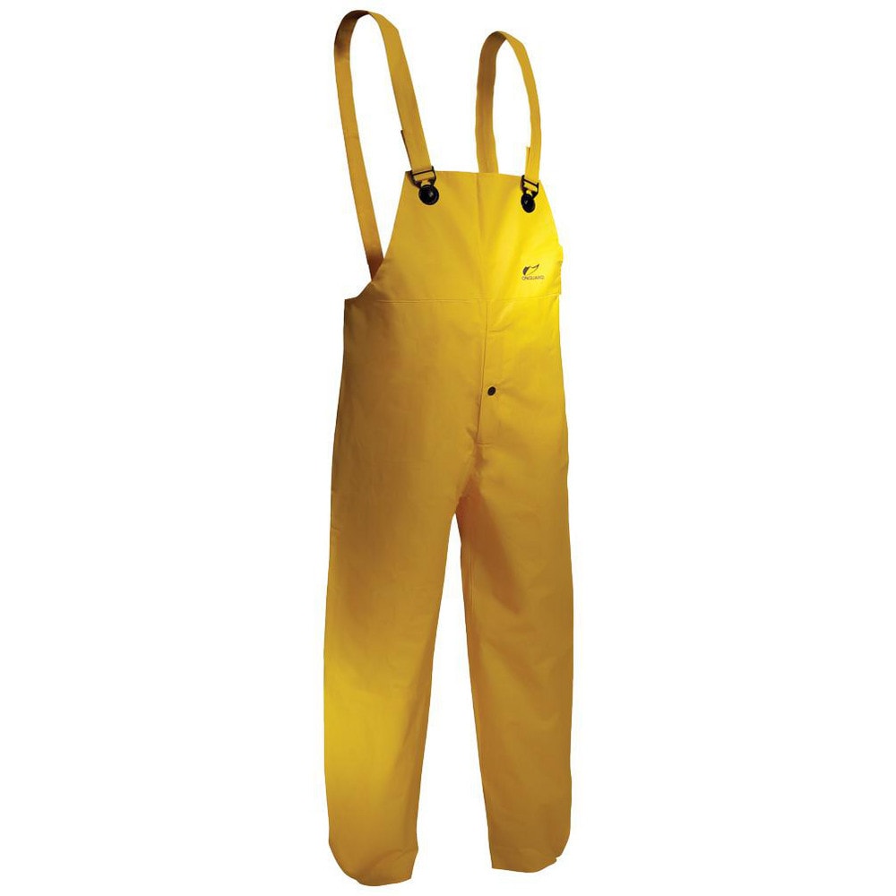 Rain Bib Overalls: Size X-Large, Nylon & PVC