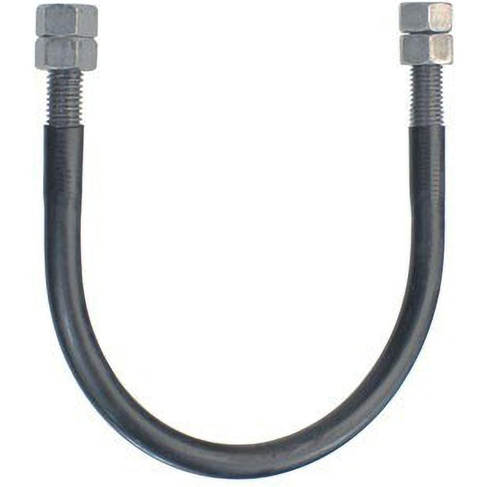 U-Bolt Clamp: 4" Pipe, Carbon Steel