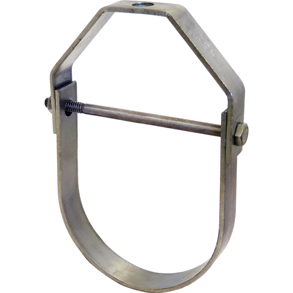 Adjustable Clevis Hanger: 4" Pipe, Carbon Steel