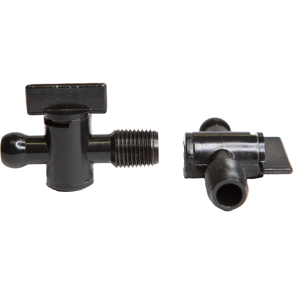 Coolant Hose Valves; Hose Inside Diameter (Inch): 1/4; System Size: 0.25 in; Connection Type: Male Snap-Loc x Male; Body Material: POM; Thread Size: 1/4 in; Number Of Pieces: 1