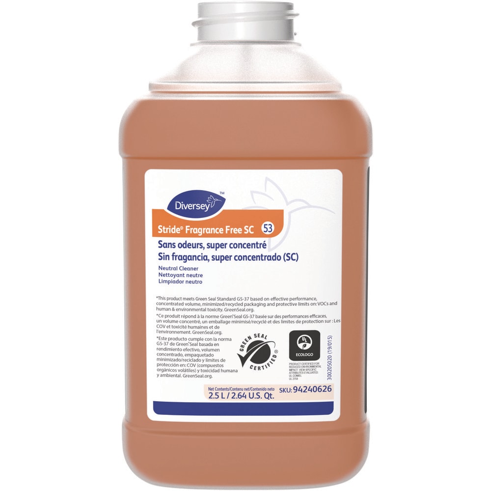 Floor Cleaners, Strippers & Sealers; Product Type: Fragrance Free Neutral Cleaner; Container Type: Bottle; Container Size (fl. oz.): 84.50; Material Application: Hard Non-Porous Surfaces; Composition: Water Based