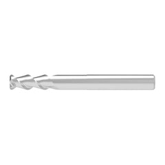 Corner Radius End Mill: 4.00 mm Dia, 10.50 mm LOC, 1.00 mm Radius, 2 Flute, Solid Carbide