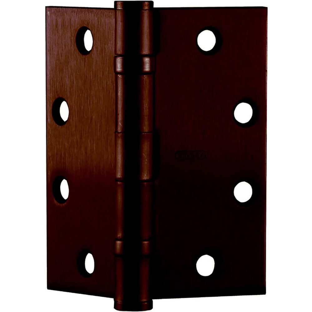 Commercial Hinges; Mount Type: Full-Mortise; Hinge Material: Steel; Length (Inch): 4-1/2; Finish: Dark Bronze; Door Leaf Height (Decimal Inch): 4.5000; Door Leaf Width (Decimal Inch): 2.2500; Frame Leaf Height (Decimal Inch): 4.5000