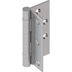 Commercial Hinges; Mount Type: Full-Mortise; Hinge Material: Brass; Length (Inch): 4-1/2; Finish: Satin Chrome; Door Leaf Height (Decimal Inch): 4.5000; Door Leaf Width (Decimal Inch): 2.2500; Frame Leaf Height (Decimal Inch): 4.5000