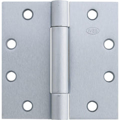 Commercial Hinges; Mount Type: Full-Mortise; Hinge Material: Steel; Length (Inch): 4-1/2; Finish: Satin Stainless Steel; Door Leaf Height (Decimal Inch): 4.5000; Door Leaf Width (Decimal Inch): 2.2500; Frame Leaf Height (Decimal Inch): 4.5000