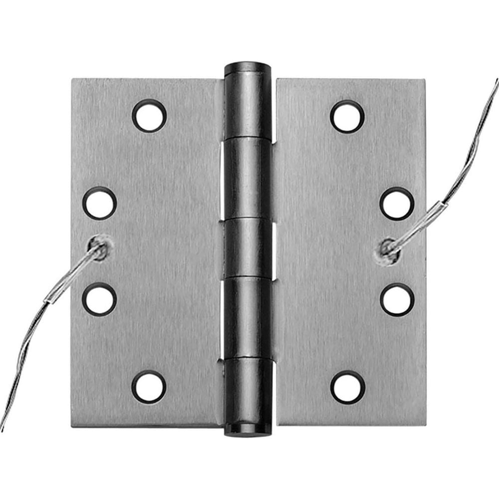 Commercial Hinges; Mount Type: Full-Mortise; Hinge Material: Steel; Length (Inch): 4-1/2; Finish: Satin Chrome; Door Leaf Height (Decimal Inch): 4.5000; Door Leaf Width (Decimal Inch): 2.2500; Frame Leaf Height (Decimal Inch): 4.5000