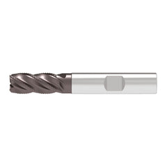 Corner Chamfer End Mill: 6.00 mm Dia, 13.00 mm LOC, 4 Flute, 0.15 mm Chamfer Width, Solid Carbide