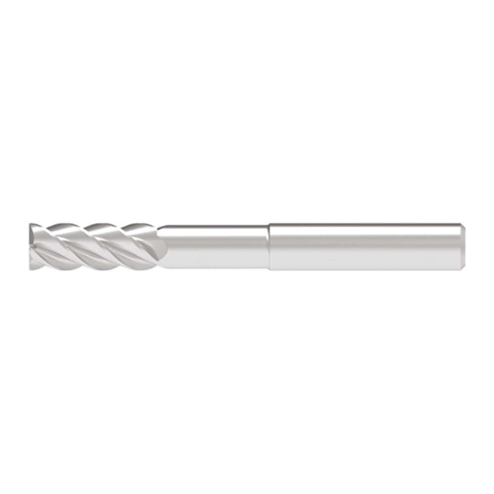 Corner Chamfer End Mill: 10.00 mm Dia, 26.00 mm LOC, 4 Flute, 0.20 mm Chamfer Width, Solid Carbide
