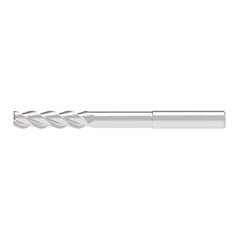 Corner Radius End Mill: 12.00 mm Dia, 49.00 mm LOC, 3.00 mm Radius, 3 Flute, Solid Carbide