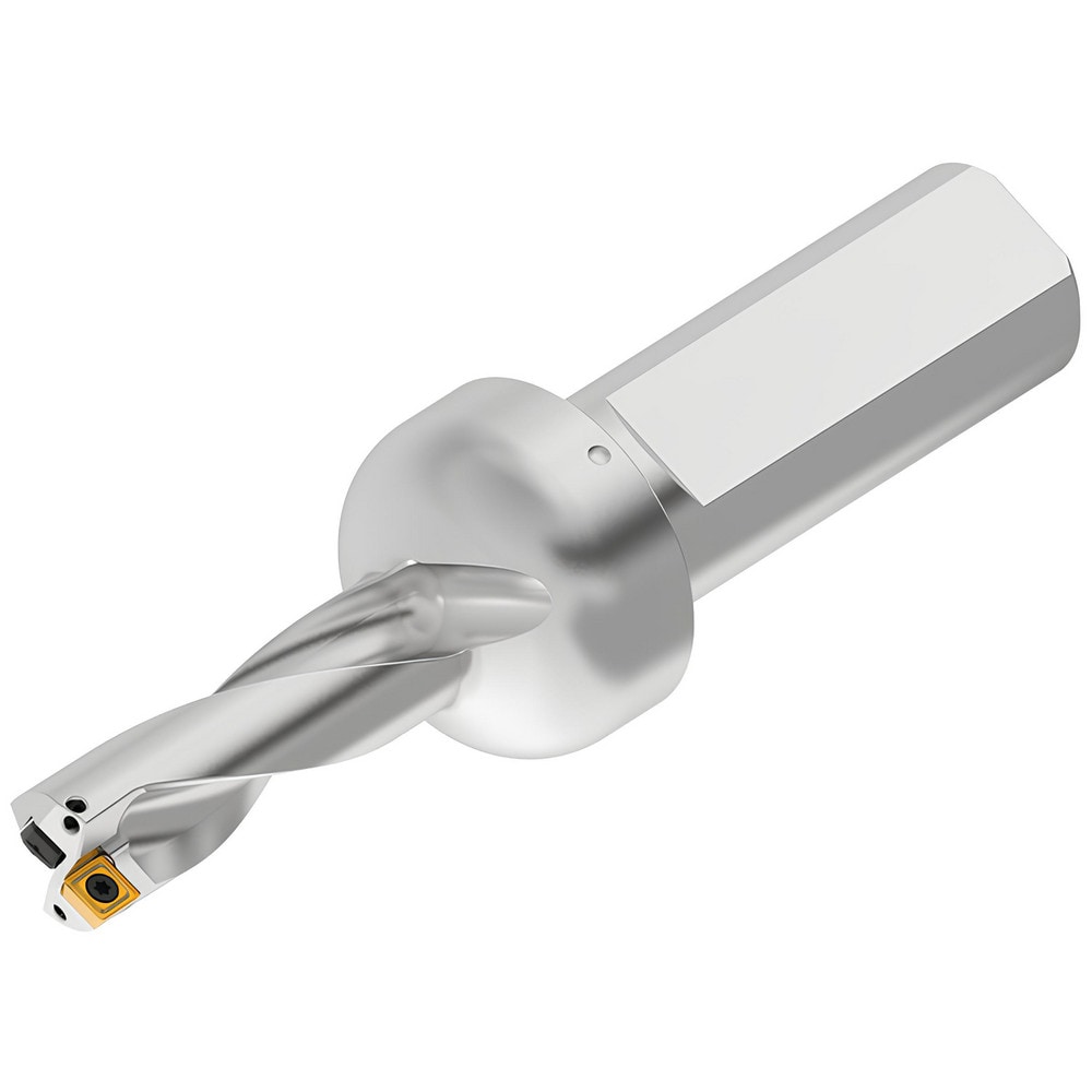 Indexable Insert Drill: DFPR0594R3WB075, 15.58 mm Max Dia, 45.26 mm Max Depth, 3xD, 19.05 mm Shank Dia