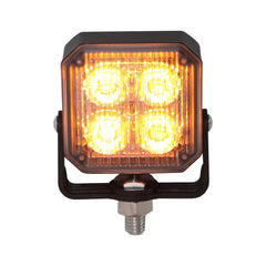 Automotive Emergency Lights; Light Type: LED Strobe Light; Color: Amber; Number Of Heads: 1; Overall Length: 3.30 in; Overall Width: 1 in; Overall Height: 4.3 in; Voltage: 24.00; Amperage: 0.5500