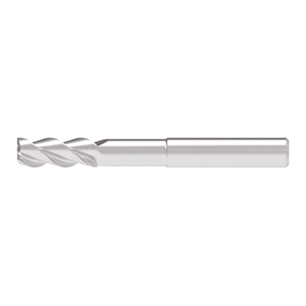 Corner Radius End Mill: 10.00 mm Dia, 26.00 mm LOC, 1.00 mm Radius, 3 Flute, Solid Carbide