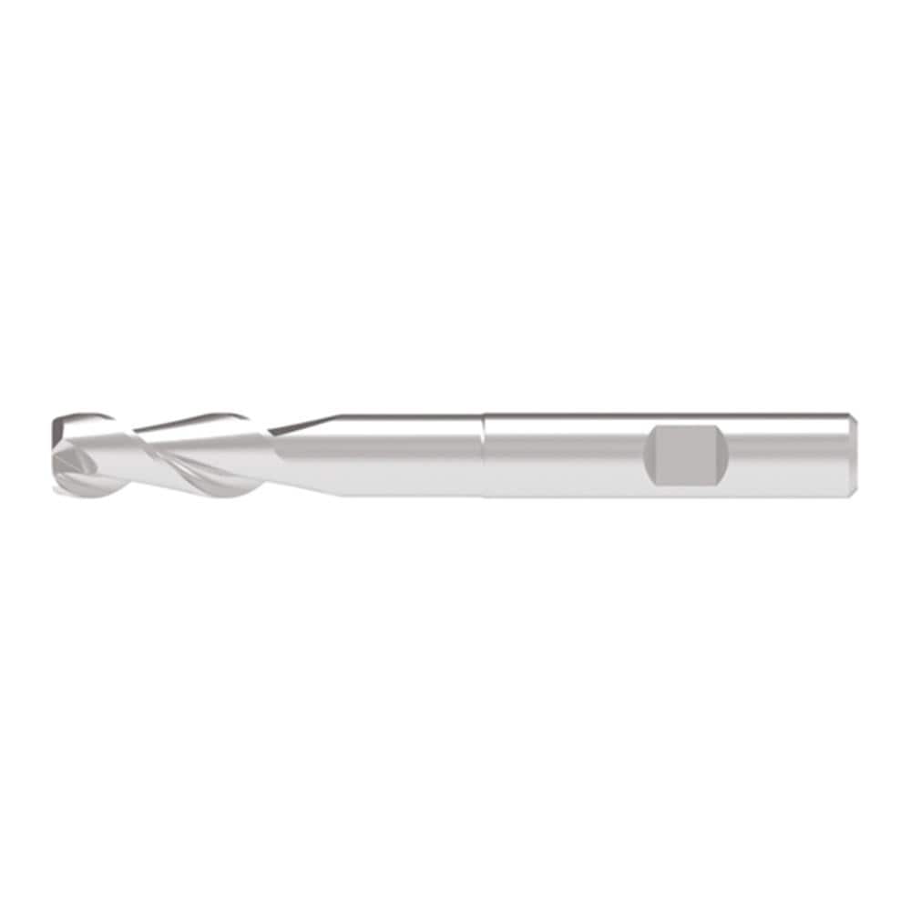 Corner Chamfer End Mill: 2.50 mm Dia, 6.50 mm LOC, 2 Flute, 0.05 mm Chamfer Width, Solid Carbide