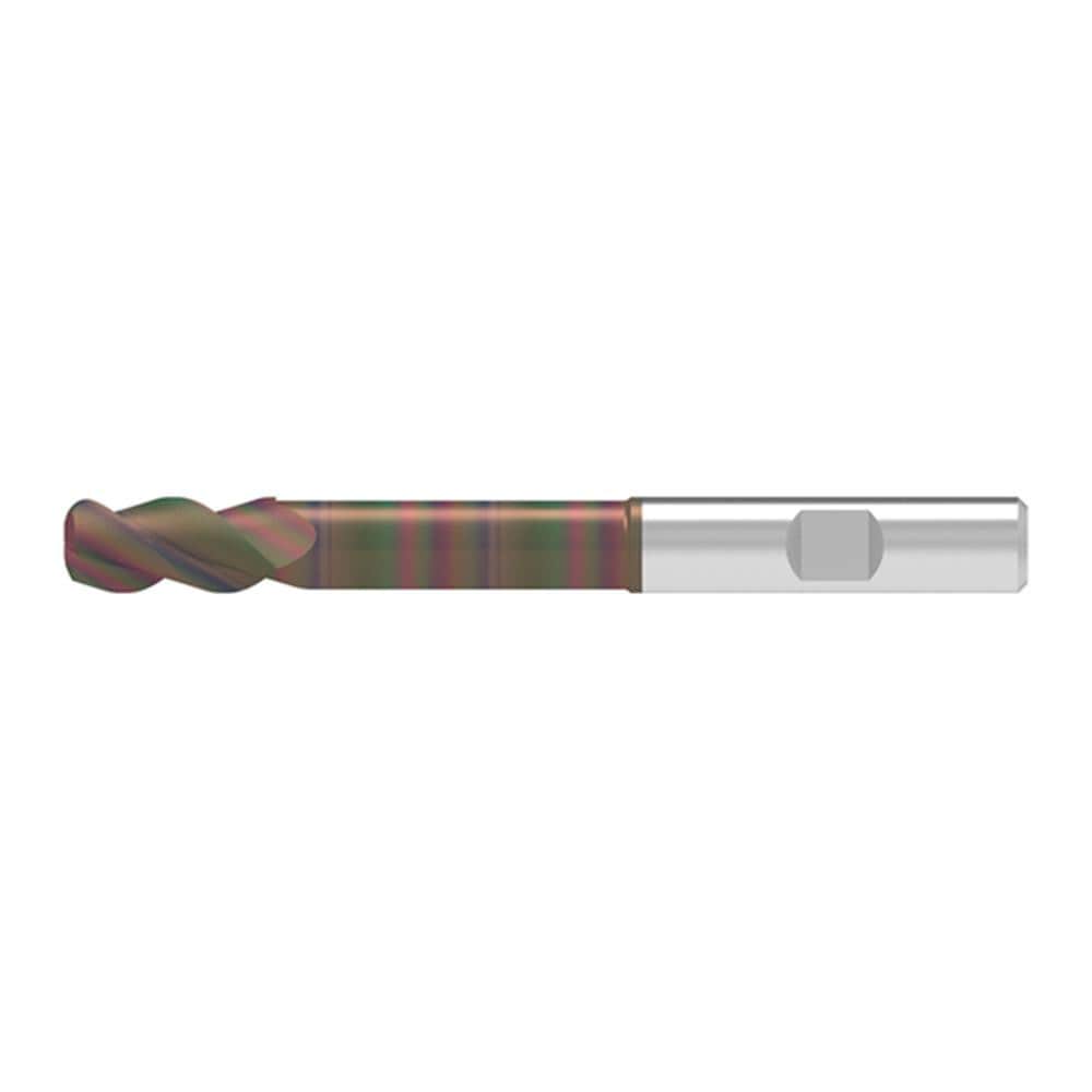 Corner Radius End Mill: 12.00 mm Dia, 31.00 mm LOC, 0.50 mm Radius, 3 Flute, Solid Carbide