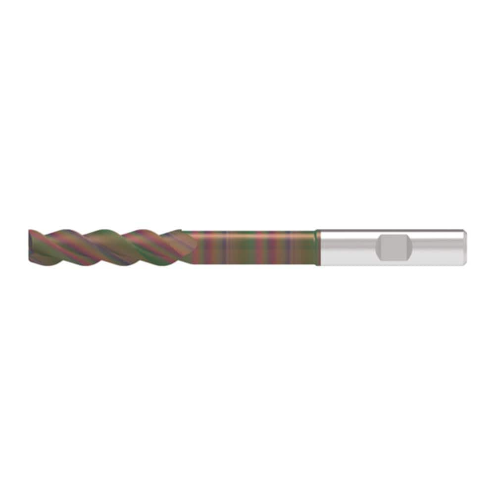 Corner Radius End Mill: 10.00 mm Dia, 41.00 mm LOC, 3.00 mm Radius, 3 Flute, Solid Carbide