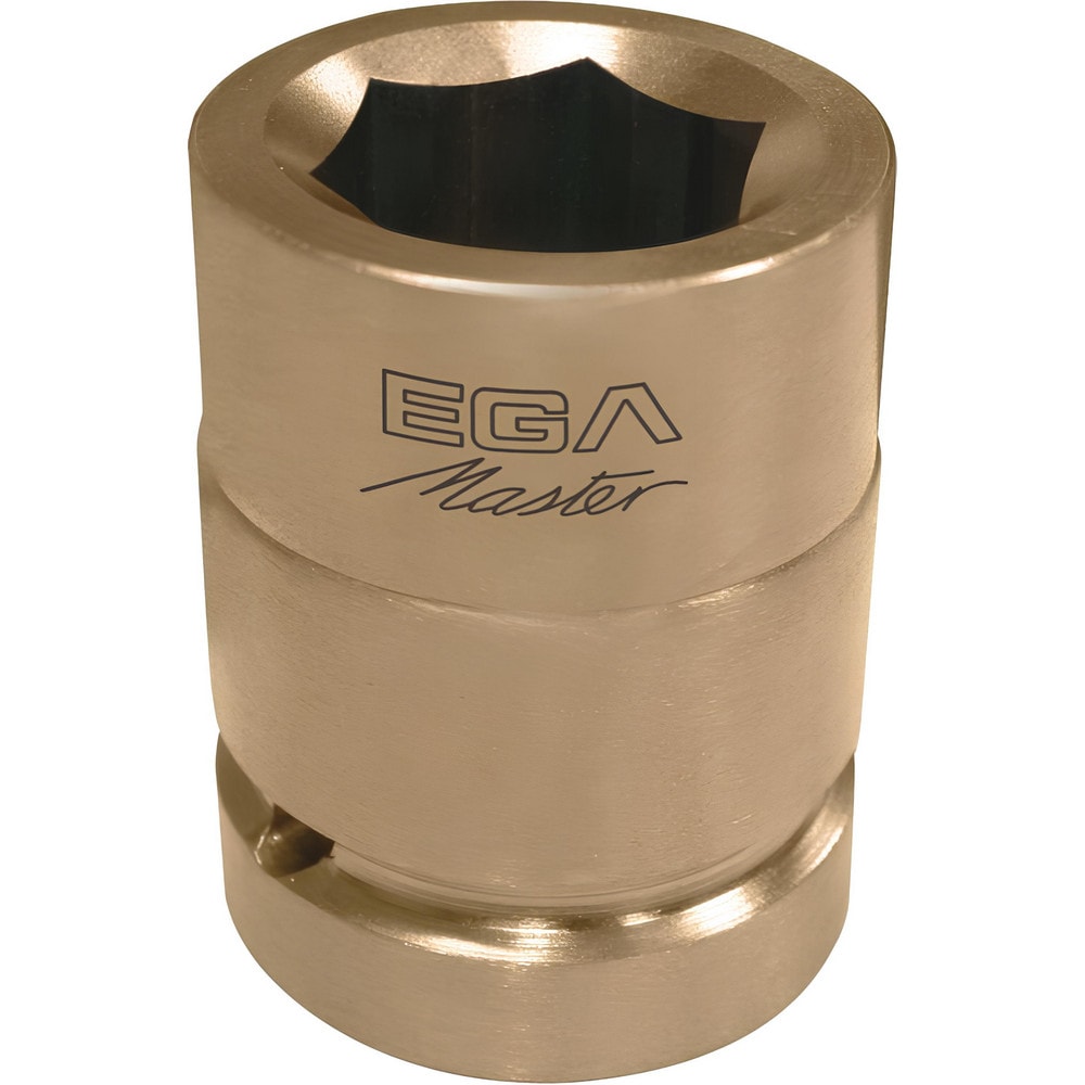 Impact Socket: 1/2" Drive, 25/32" Socket, Hex Drive