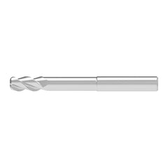 Corner Radius End Mill: 10.00 mm Dia, 26.00 mm LOC, 1.50 mm Radius, 3 Flute, Solid Carbide