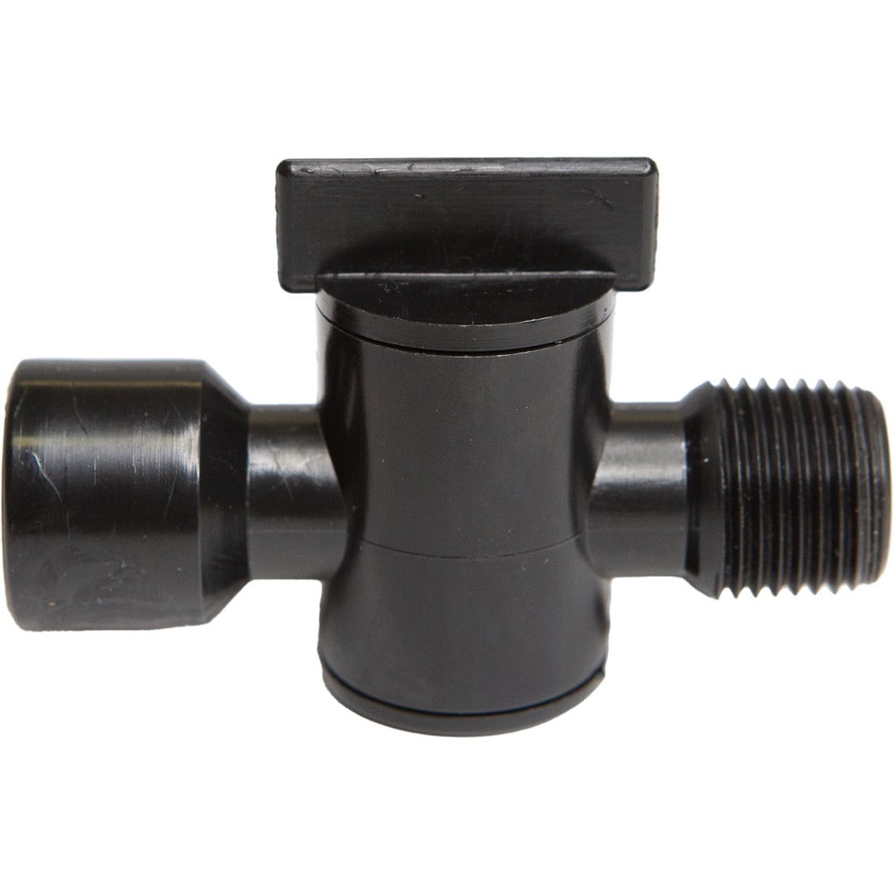 Coolant Hose Valves; Hose Inside Diameter (Inch): 1/2; System Size: 0.5 in; Connection Type: Male x Female; Body Material: POM; Thread Size: 1/2 in; Number Of Pieces: 2