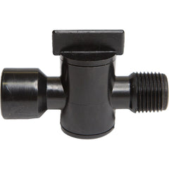 Coolant Hose Valves; Hose Inside Diameter (Inch): 1/2; System Size: 0.5 in; Connection Type: Male x Female; Body Material: POM; Thread Size: 1/2 in; Number Of Pieces: 2